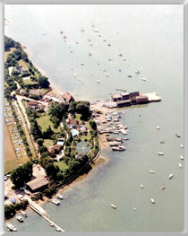 Dell Quay, boat yard, marina
